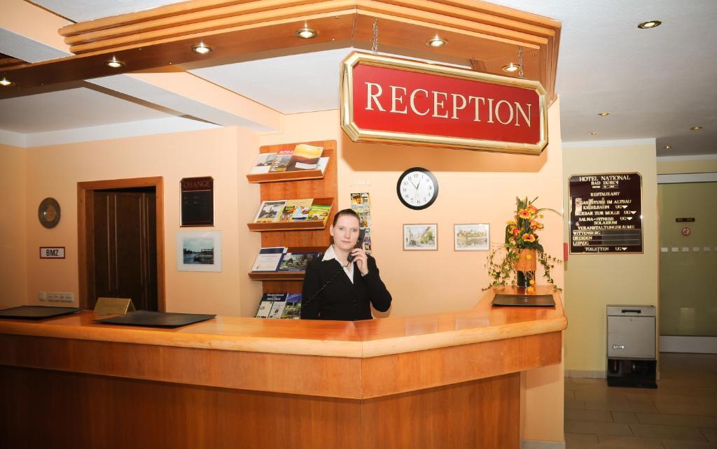 Hotel National Bad Dueben Bagian luar foto